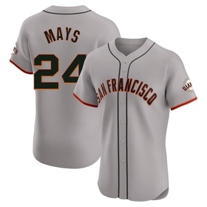 Men's San Francisco Giants Willie Mays Elite Gray Road Jersey