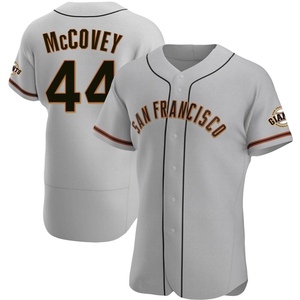Men's San Francisco Giants Willie McCovey Authentic Gray Road Jersey