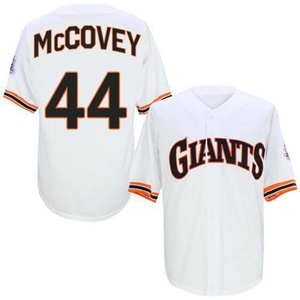 Men's San Francisco Giants Willie McCovey Authentic White 1989 Throwback Jersey