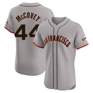 Men's San Francisco Giants Willie McCovey Elite Gray Road Jersey