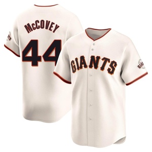 Men's San Francisco Giants Willie McCovey Limited Cream Home Jersey