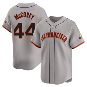 Men's San Francisco Giants Willie McCovey Limited Gray Away Jersey