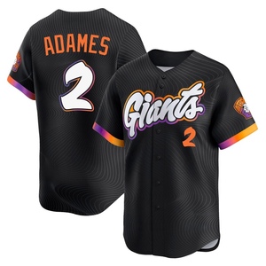 Men's San Francisco Giants Willy Adames Limited Anthracite 2025 City Connect Jersey