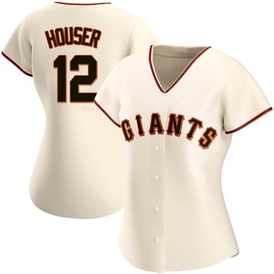 Women's San Francisco Giants Adrian Houser Replica Cream Home Jersey