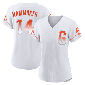 Women's San Francisco Giants Atlee Hammaker Replica White 2021 City Connect Jersey
