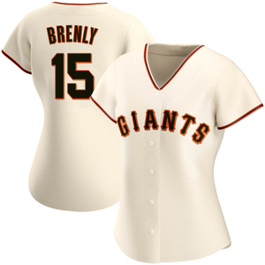 Women's San Francisco Giants Bob Brenly Authentic Cream Home Jersey