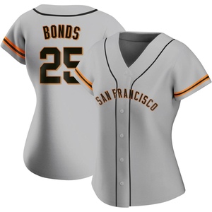 Women's San Francisco Giants Bobby Bonds Authentic Gray Road Jersey