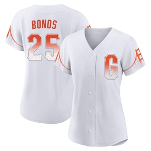 Women's San Francisco Giants Bobby Bonds Authentic White 2021 City Connect Jersey