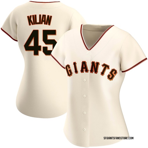 Women's San Francisco Giants Caleb Kilian Authentic Cream Home Jersey