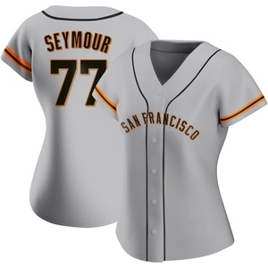 Women's San Francisco Giants Carson Seymour Replica Gray Road Jersey
