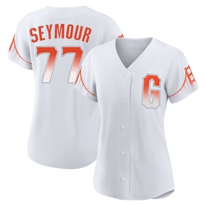 Women's San Francisco Giants Carson Seymour Replica White 2021 City Connect Jersey
