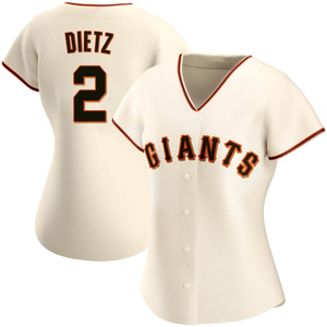 Women's San Francisco Giants Dick Dietz Replica Cream Home Jersey