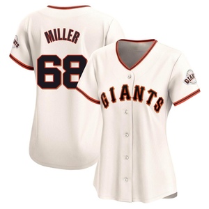 Women's San Francisco Giants Erik Miller Limited Cream Home Jersey
