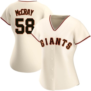 Women's San Francisco Giants Grant McCray Replica Cream Home Jersey