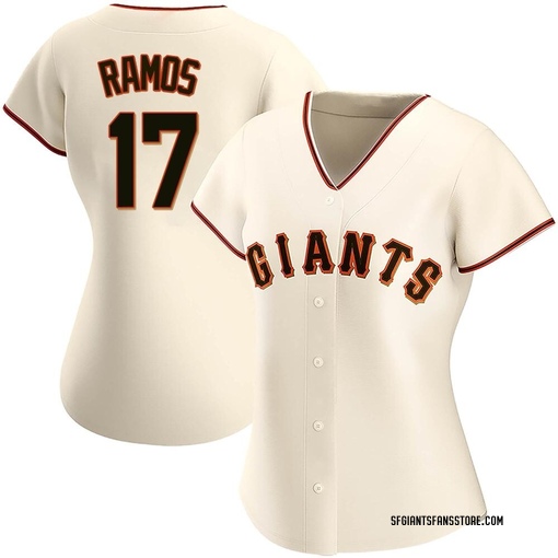 Women's San Francisco Giants Heliot Ramos Replica Cream Home Jersey