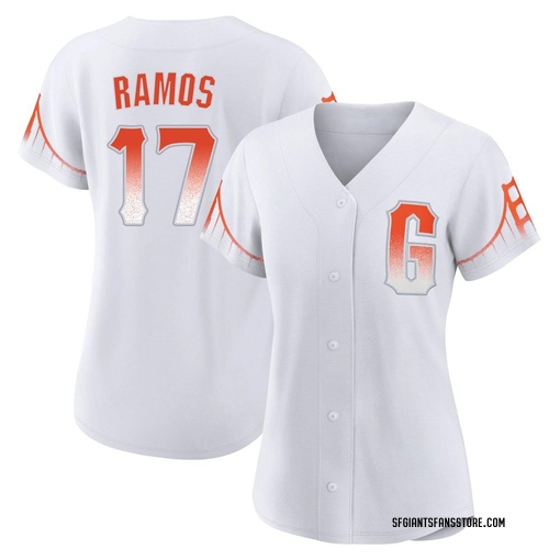 Women's San Francisco Giants Heliot Ramos Replica White 2021 City Connect Jersey