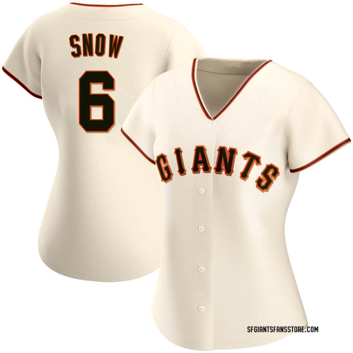 Women's San Francisco Giants J.t. Snow Authentic Cream Home Jersey