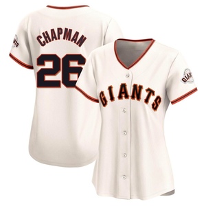Women's San Francisco Giants Matt Chapman Limited Cream Home Jersey