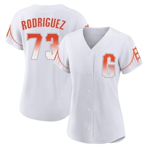 Women's San Francisco Giants Randy Rodriguez Authentic White 2021 City Connect Jersey