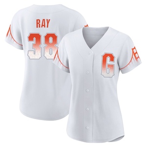 Women's San Francisco Giants Robbie Ray Replica White 2021 City Connect Jersey