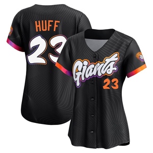Women's San Francisco Giants Sam Huff Limited Anthracite 2025 City Connect Jersey