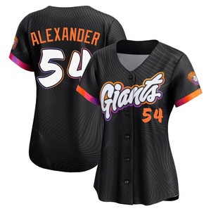 Women's San Francisco Giants Scott Alexander Limited Anthracite 2025 City Connect Jersey