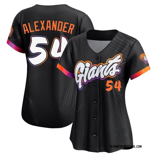 Women's San Francisco Giants Scott Alexander Limited Anthracite 2025 City Connect Jersey