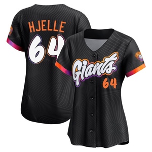 Women's San Francisco Giants Sean Hjelle Limited Anthracite 2025 City Connect Jersey