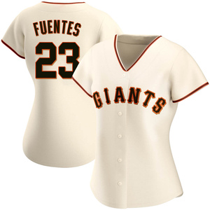 Women's San Francisco Giants Tito Fuentes Replica Cream Home Jersey