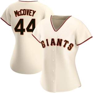 Women's San Francisco Giants Willie McCovey Replica Cream Home Jersey