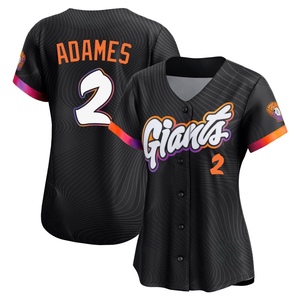 Women's San Francisco Giants Willy Adames Limited Anthracite 2025 City Connect Jersey