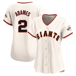 Women's San Francisco Giants Willy Adames Limited Cream Home Jersey