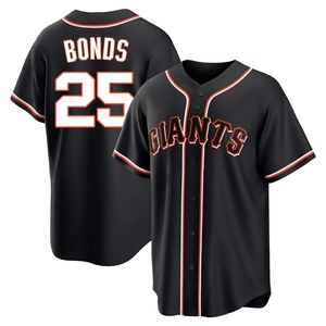 Youth San Francisco Giants Bobby Bonds Replica Black Fashion Out Jersey