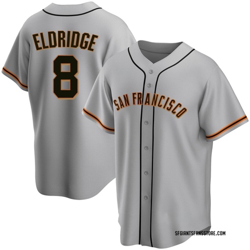 Youth San Francisco Giants Bryce Eldridge Replica Gray Road Jersey