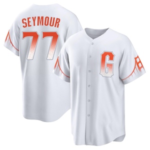 Youth San Francisco Giants Carson Seymour Replica White 2021 City Connect Jersey