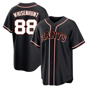 Youth San Francisco Giants Carson Whisenhunt Replica Black Fashion Out Jersey