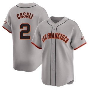 Youth San Francisco Giants Curt Casali Limited Gray Away Jersey
