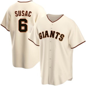 Youth San Francisco Giants Daniel Susac Replica Cream Home Jersey