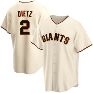 Youth San Francisco Giants Dick Dietz Replica Cream Home Jersey