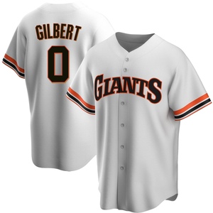 Youth San Francisco Giants Drew Gilbert Replica White Home Cooperstown Collection Jersey