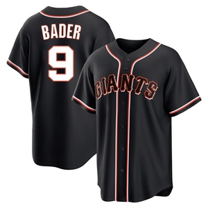 Youth San Francisco Giants Harrison Bader Replica Black Fashion Out Jersey