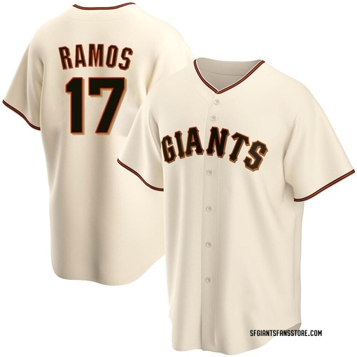 Youth San Francisco Giants Heliot Ramos Replica Cream Home Jersey