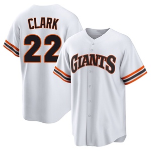 Youth San Francisco Giants Jack Clark Limited White Throwback Cooperstown Collection Jersey