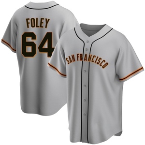 Youth San Francisco Giants Jason Foley Replica Gray Road Jersey