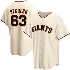 Youth San Francisco Giants Joel Peguero Replica Cream Home Jersey