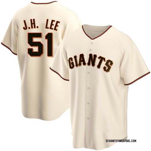 Youth San Francisco Giants Jung Hoo Lee Replica Cream Home Jersey