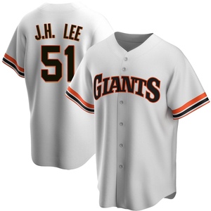Youth San Francisco Giants Jung Hoo Lee Replica White Home Cooperstown Collection Jersey
