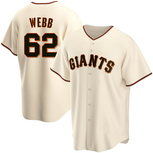 Youth San Francisco Giants Logan Webb Replica Cream Home Jersey