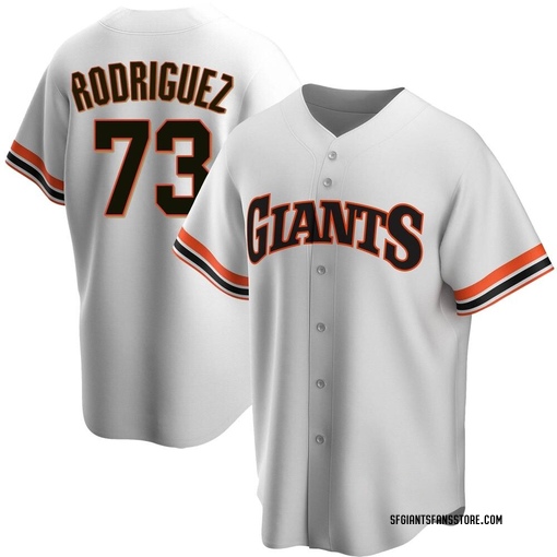 Youth San Francisco Giants Randy Rodriguez Replica White Home Cooperstown Collection Jersey