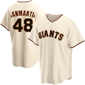 Youth San Francisco Giants Reiver Sanmartin Replica Cream Home Jersey